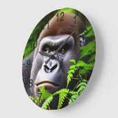 Peekaboo Gorilla、壁時計 ラージ壁時計 (傾斜)
