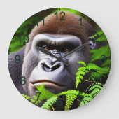 Peekaboo Gorilla、壁時計 ラージ壁時計 (正面)