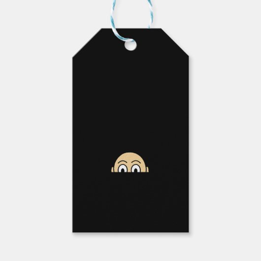 Peekaboo Graphic Basic引用文 ギフトタグ (正面)