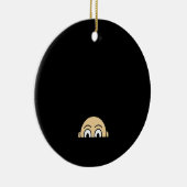 Peekaboo Graphic Basic引用文 セラミックオーナメント (右)