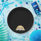 Peekaboo Graphic Basic引用文 ペーパープレート (パーティー)