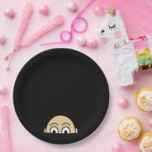 Peekaboo Graphic Basic引用文 ペーパープレート (パーティー)