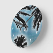 PeekAMoon ラウンド壁時計 (傾斜)