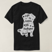 Peekapoo Design for Peekapoo Dog Lovers Pullover Tシャツ (デザイン正面)