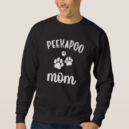 Peekapoo Mom Cute Dog スウェットシャツ (正面)