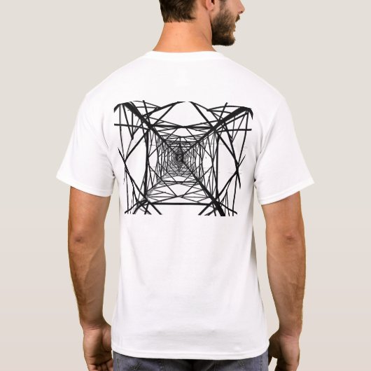 Peeking at the Power Tower Tシャツ (裏面)