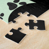 Peeking Cat Design Puzzle ジグソーパズル (側面)