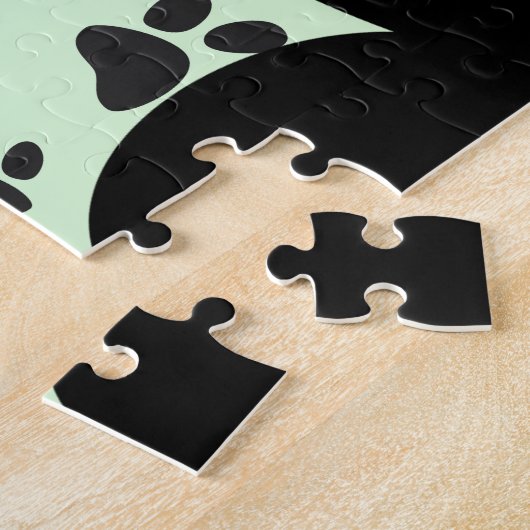 Peeking Cat Design Puzzle ジグソーパズル (側面)