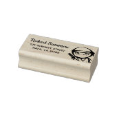 Peeking Ninja Return Address ラバースタンプ (スタンプ)