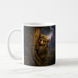 Peeking Norwegian Troll, Coffee Mug コーヒーマグカップ