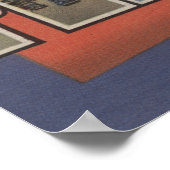 Peekskill, New York – 大きな文字のシーン ポスター (角)