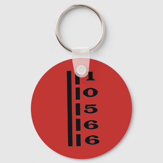 Peekskill、NY郵便番号キーチェーン キーホルダー (正面)