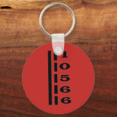 Peekskill、NY郵便番号キーチェーン キーホルダー (正面)