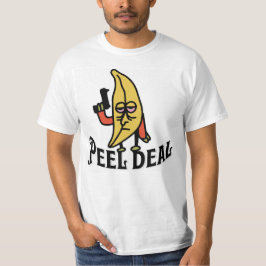 Peel Deal:Go BananasおもしろいデザインTシャツ Tシャツ