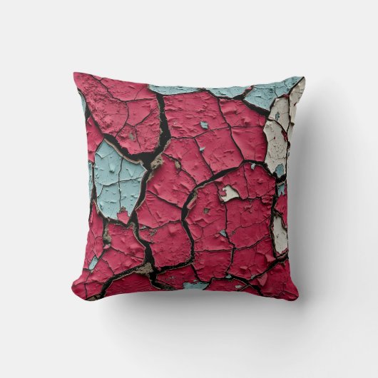 Peeling Paint Layers クッション (正面)