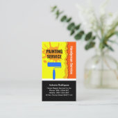 Peeling Wall Paint Handyman 名刺 (スタンド正面)