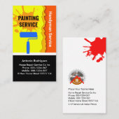 Peeling Wall Paint Handyman 名刺 (正面/裏面)