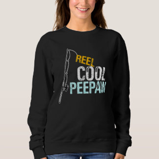 Peepaw  From Granddaughter Grandson Reel Cool Peep スウェットシャツ