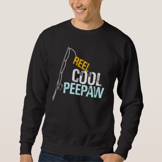 Peepaw From Granddaughter Grandson Reel Cool Peep スウェットシャツ (正面)