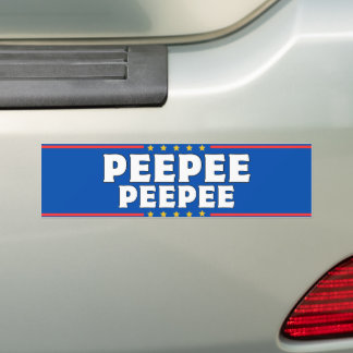 PeePee PooPoo 2024バンパーステッカー バンパーステッカー