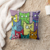 Peepersのネコ科 クッション (ブランケット)