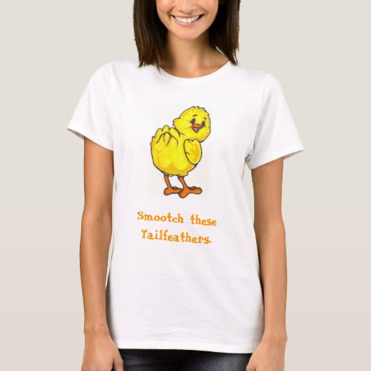 PeepersSmootch、Smootch theseTailfeathers. Tシャツ (正面)
