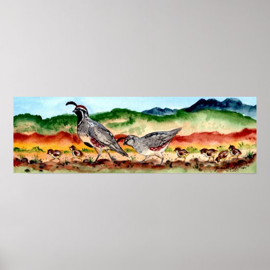 Peeps南西アートポスター付きウズラ科 ポスター (正面)