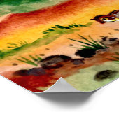 Peeps南西アートポスター付きウズラ科 ポスター (角)