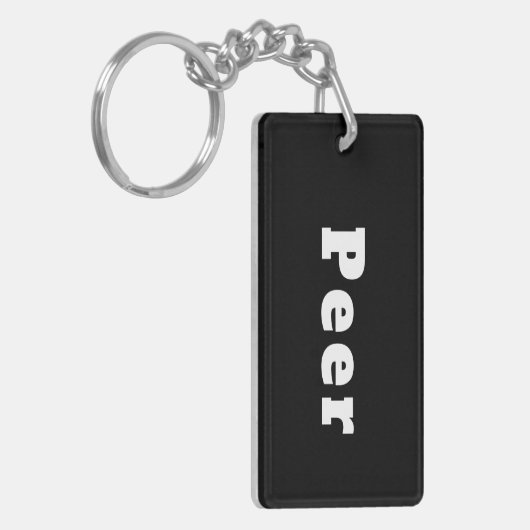 Peer キーホルダー (正面左)
