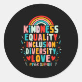 Peer Suprt Specialist Pss Tee Peer Suprt Specialis ラウンドシール (正面)