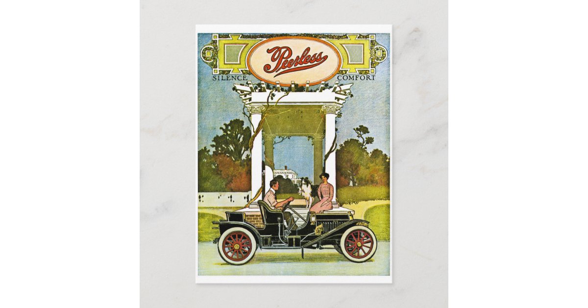 Peerless Motor Companyのヴィンテージクラシックな車の広告 ポストカード Zazzle Co Jp Peerless Motor Companyのヴィンテージクラシックな車の広告 ポストカード Zazzle Co Jp