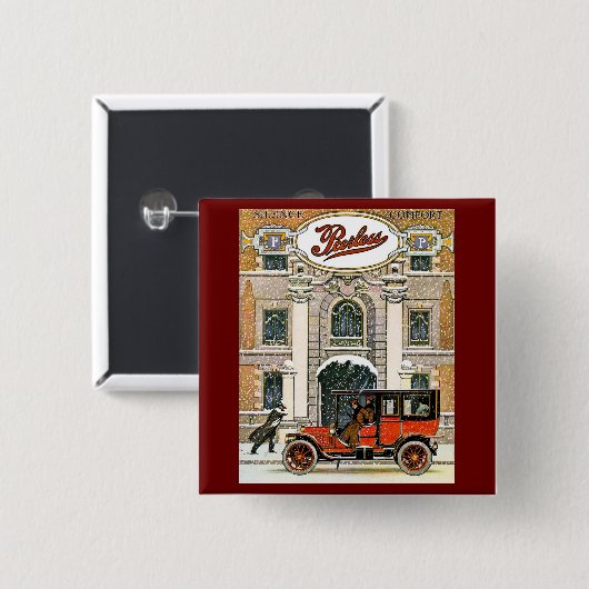 Peerless Motor Company 缶バッジ (正面&裏面)