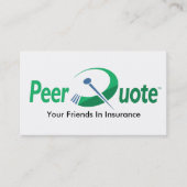 PeerQuoteの名刺 名刺 (正面)