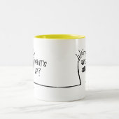 Peetyは引きます-何がありますか。 ツートーンマグカップ (中央)