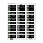 PEGASIの馬のファンタジーの差出人住所ラベル ラベル (フルシート)