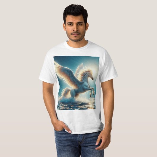 Pegaso Místico: El Guardián del Mar Tシャツ (正面フル)