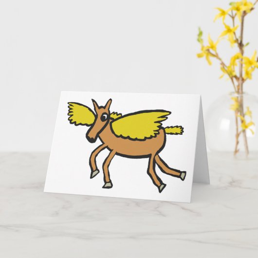 Pegasus カード (黄色い花)