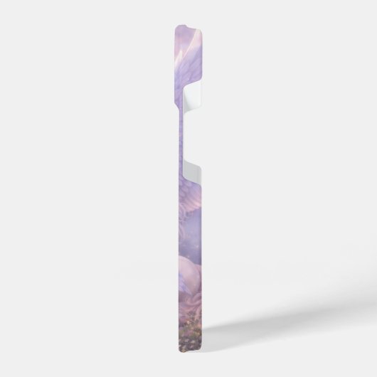 Pegasus Family Dream – Soft Fantasy Art iPhoneケース (左側面)