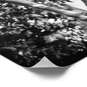 Pegasus in Black and White Grunge ポスター (角)