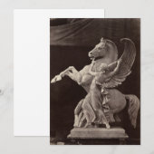 Pegasus – Pégase – Louis-Emile Durandelle 招待状 (正面/裏面)