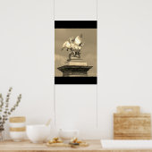 Pegasus Pont Alexandre statue skulptur Paris Pont ポスター (キッチン)