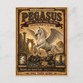 Pegasus, Vintage Circus Monster ポストカード