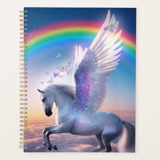 Pegasus with Rainbow プランナー手帳 (正面)