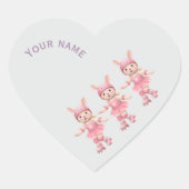 Pegatina ハートシール (正面)