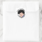 Pegatina Ádam yo tan lindo sin novia Edificaturas スクエアシール (バッグ)