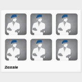 Pegatina anestesista スクエアシール (シート)