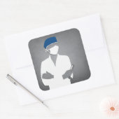 Pegatina anestesista スクエアシール (封筒)