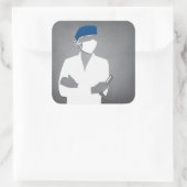 Pegatina anestesista スクエアシール (バッグ)