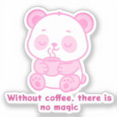 Pegatina Café Mágico シール (正面)