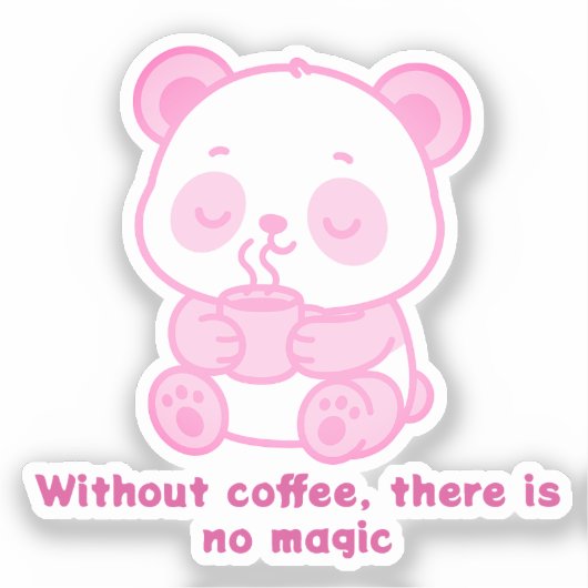 Pegatina Café Mágico シール (正面)